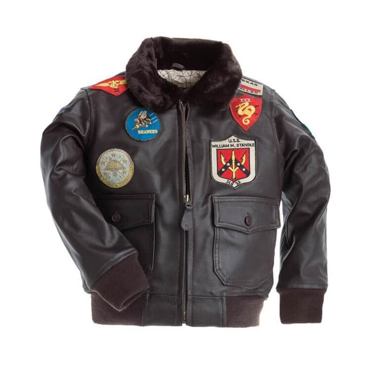 Cockpit USA Kids Top Gun G-1 Leather Jacket (7103059624120)