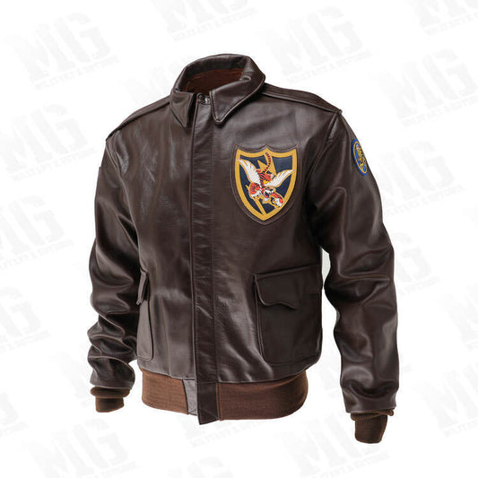 Cockpit USA Tiger 23rd Fighter Leather Jacket (7103060541624)