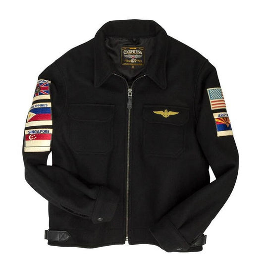 Cockpit USA USS Coral Sea Tribute Deck Jacket (7103061098680)