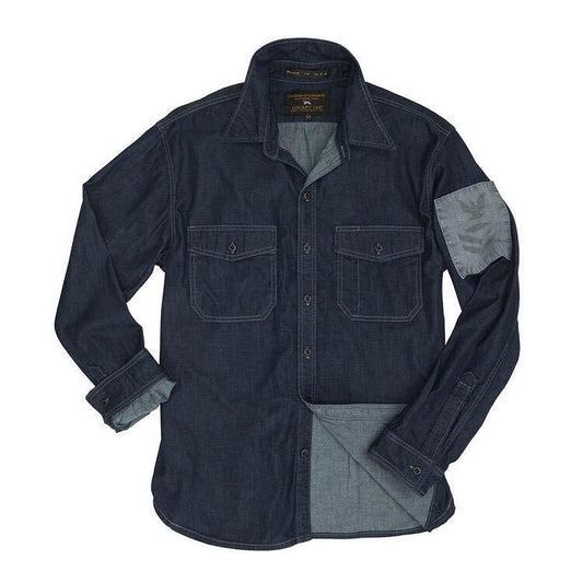 Cockpit USA Chambray Work Shirt With Insignia (7103061164216)