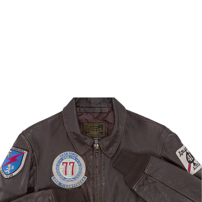 Cockpit USA USS Ticonderoga G-1 Goatskin Jacket