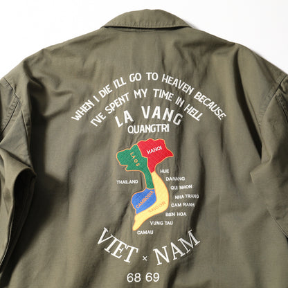 Houston Vietnam Map Hell Ladies Jacket