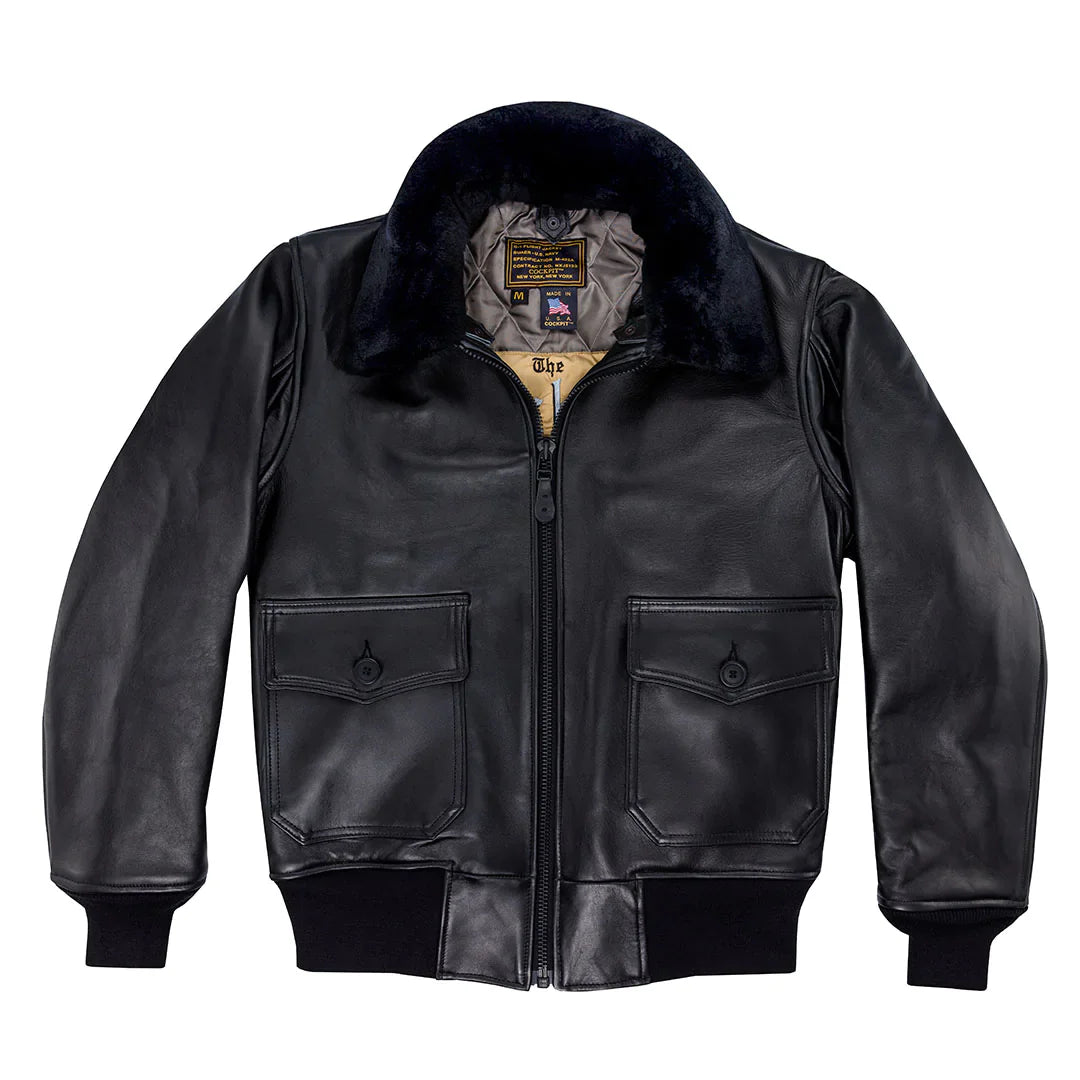 Cockpit USA US Navy G-1 Lambskin Flight Jacket