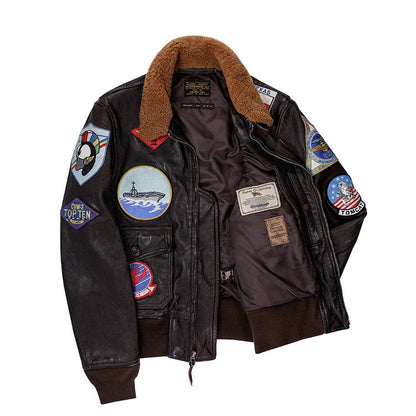 Cockpit USA Movie Hero Top Gun II Navy G-1 Leather Jacket