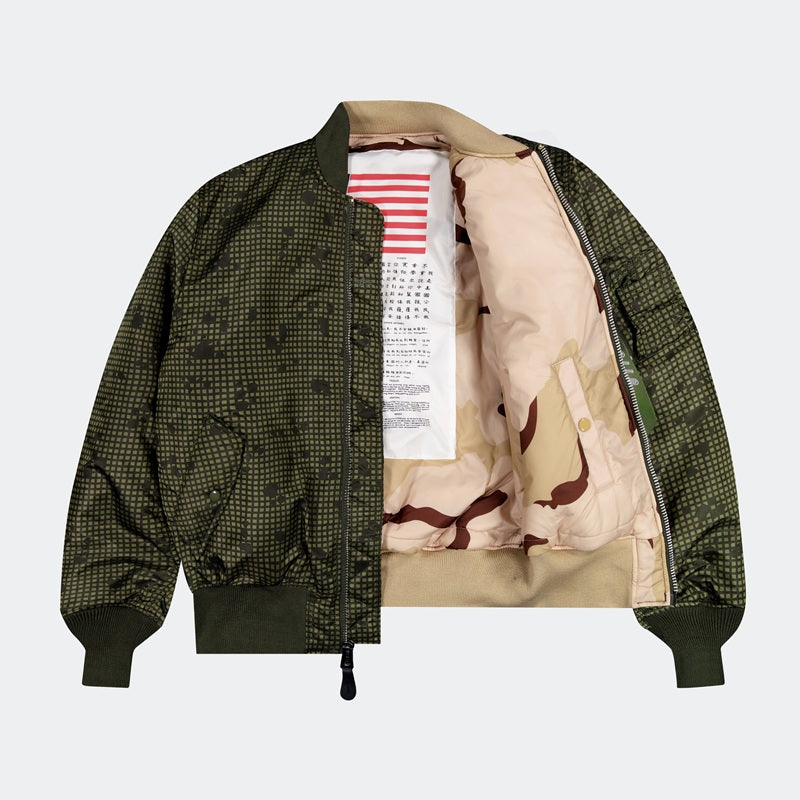 Qilo x Alpha Industries Official Collaboration MA-1 Bomber Jacket