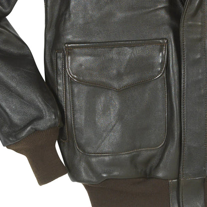 Cockpit USA A-2 Antique Lambskin Long Jacket