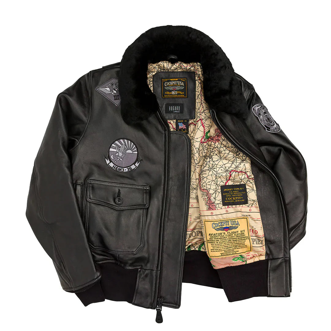 Cockpit USA Women's Stealth Top Gun Lambskin Jacket