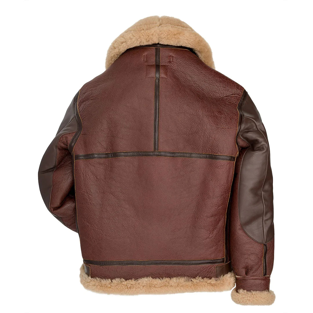 Cockpit USA 1941 Pearl Harbor B-3 Sheepskin Bomber Jacket