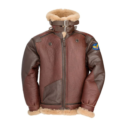 Cockpit USA 1941 Pearl Harbor B-3 Sheepskin Bomber Jacket