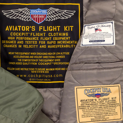 Pre-Order: Cockpit USA CWU-55P Cold Weather Pilots Jacket (7103060803768)