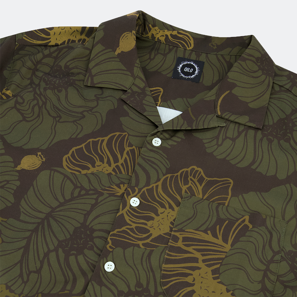 Qilo x Bad Moon "Poppies" Resort Shirt