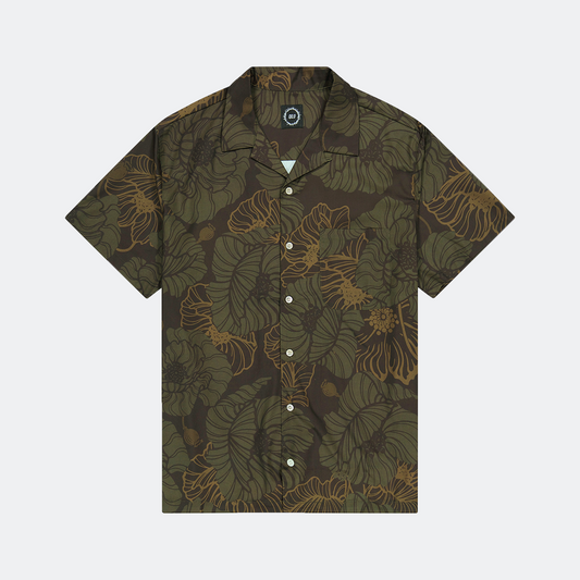 Qilo x Bad Moon "Poppies" Resort Shirt