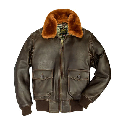 Cockpit USA US Navy G-1 Lambskin Flight Jacket