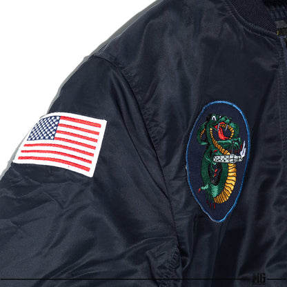 Houston Custom MA-1 F-15 Eagle Embroidery Jacket (7103488065720)