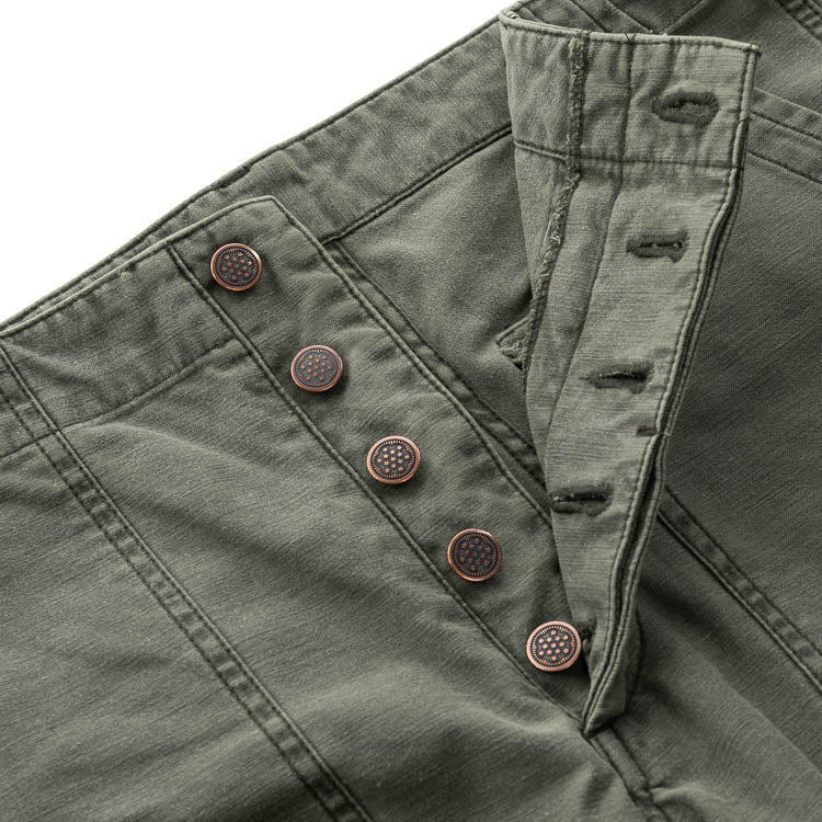 Houston Garment Dye Fatigue Pants Olive Drab / 36" (7103485739192)