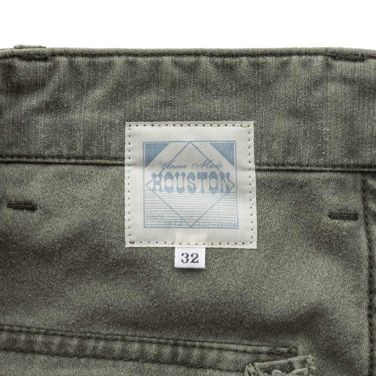 Houston Garment Dye Fatigue Pants Olive Drab / 36" (7103485739192)