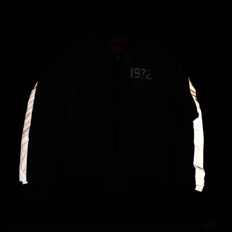 Houston MA-1 Reflective Logo Jacket Black / S (Small) (7103487803576)