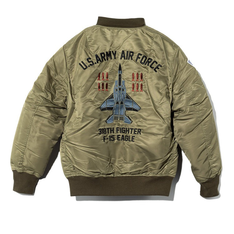 Houston Custom MA-1 F-15 Eagle Embroidery Jacket (7103488065720)