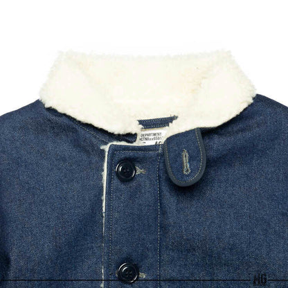 Houston Denim BOA N-1 Deck Jacket Indigo Blue / 42 (7103488917688)