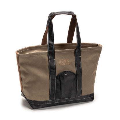 Houston Canvas Tote Bag Olive Drab (7103490228408)