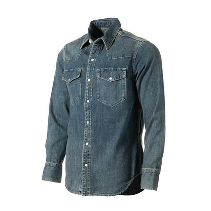 Houston US Style Denim Western Shirt