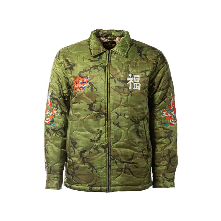 Houston Vietnam Map Quilting Jacket