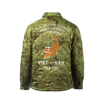 Houston Vietnam Tiger Quilting Jacket