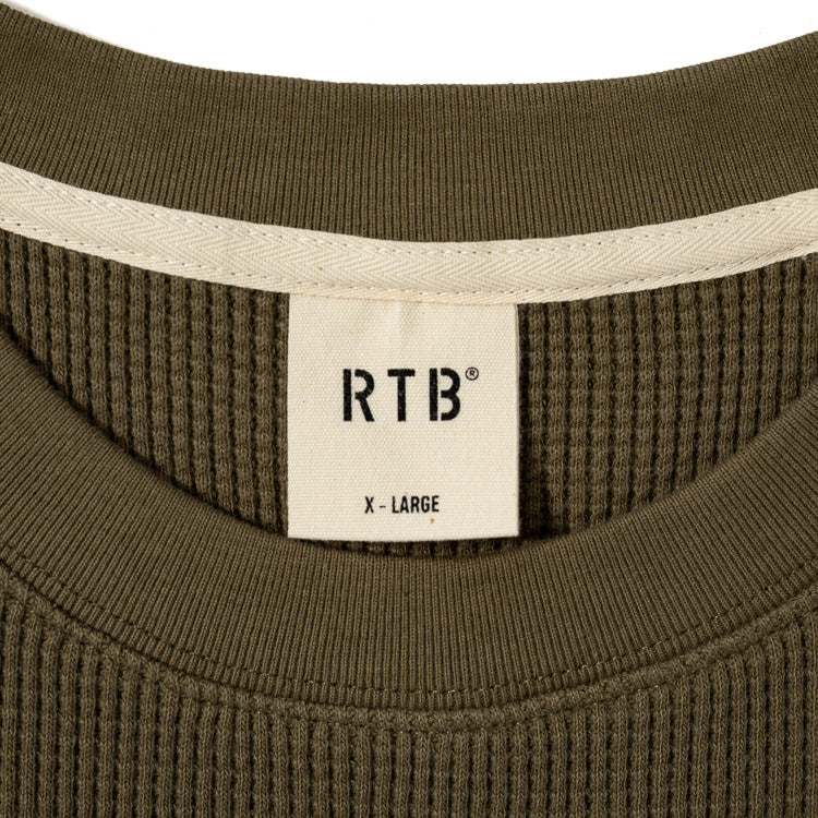 RTB Waffle-Knit Long Sleeved Tee